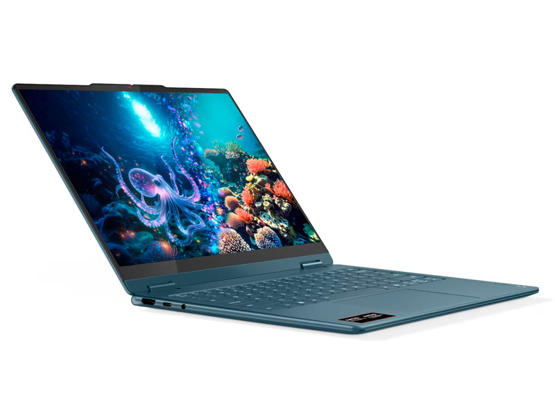 LENOVO YOGA 7-2EN 1-14AKP10 (83JR006YLM) | RYZEN 7-350 AI | MEMORIA RAN 32GB DDR5 | SOLIDO 1TB M.2 | PANTALLA OLED TACTIL 14" 2.8K WUXGA 1200 | FREEDOS