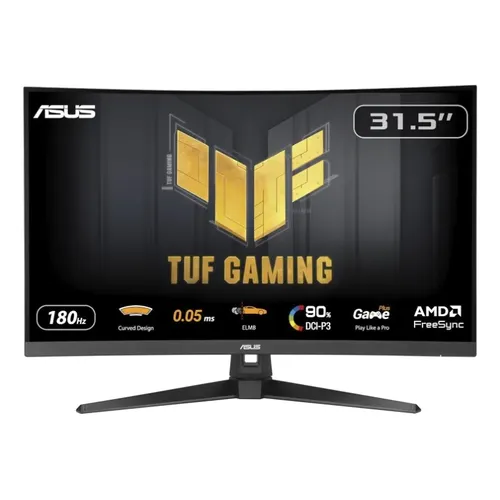 MONITOR ASUS TUF GAMING 5 VG34WQML5A | Frec. 250Hz (OC) | Res. 0.5Ms | LED CURVO 1500R VA 34" 2K (3440x1440) | IA para juegos | Display HDR 400 | DIPLAYPORT-HDMI