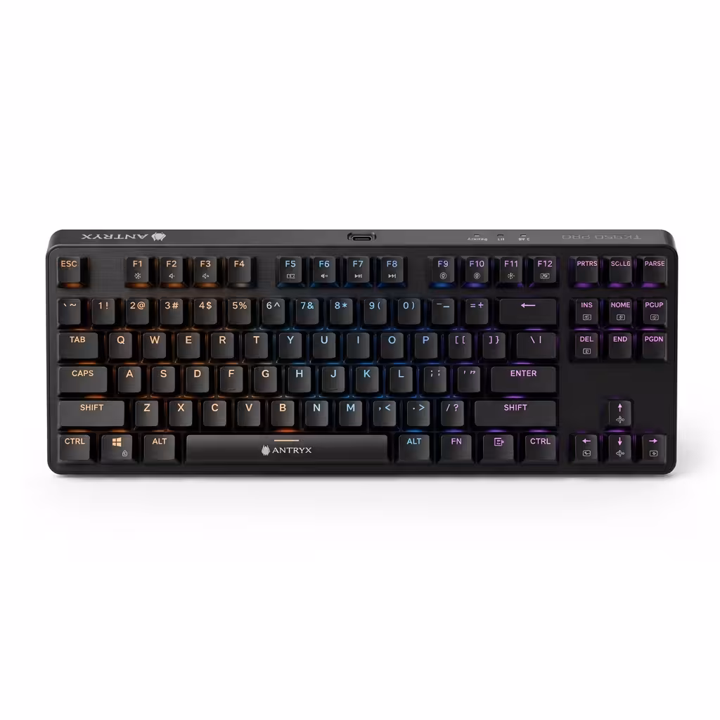 TECLADO MECANICO ANTRYX TK950 PRO BLACK | RED SWITCH GATERON | INALAMBRICO 2.4G, BT (ATK-950PKGRE-SP)