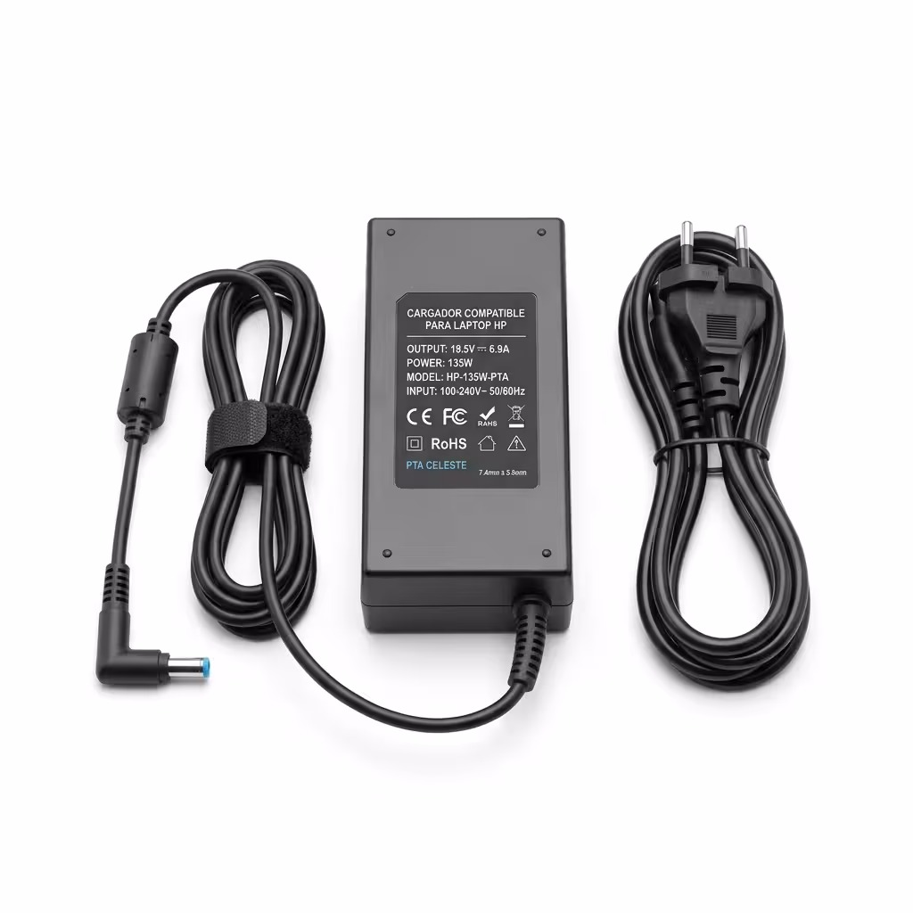 CARGADOR COMPATIBLE PARA LAPTOP HP 19.5V 6.9A 135W (PTA CELESTE)