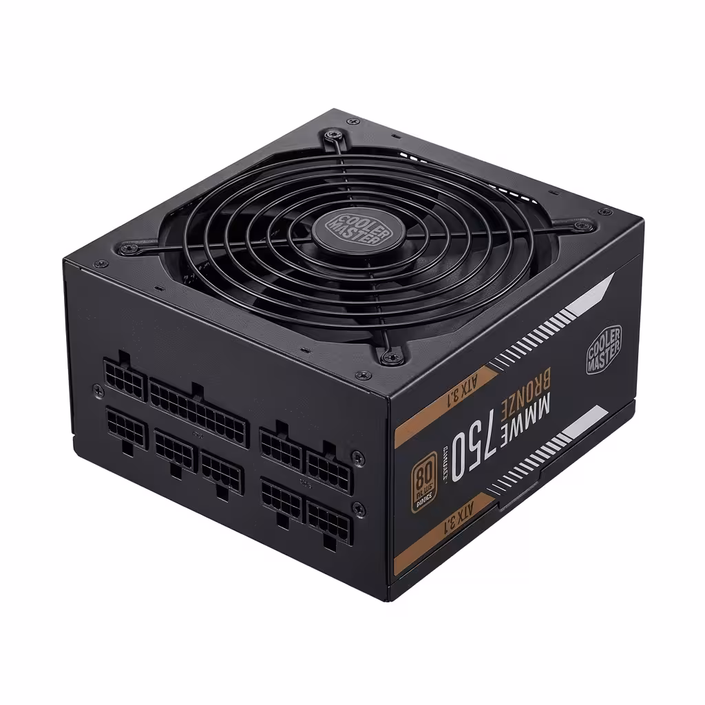 FUENTE COOLER MASTER MWE BRONZE 750 V3 ATX 3.1 | 750W 80 PLUS BRONZE | MPE-7501-ACAAW-3BUS