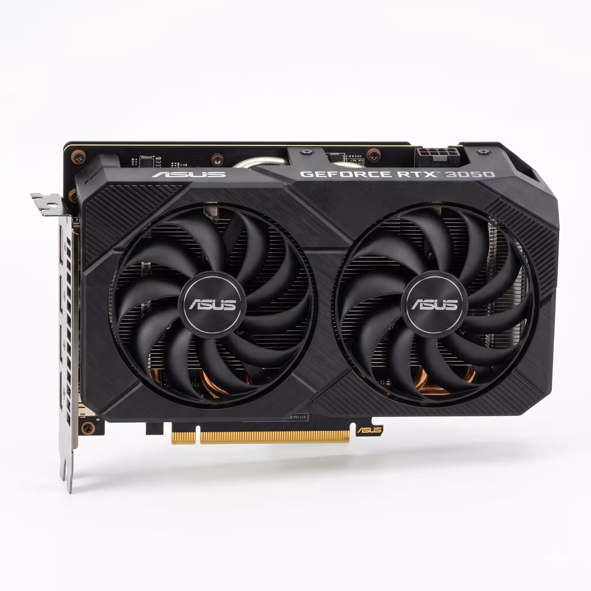 TARJETA DE VIDEO ASUS DUAL RTX3050 6GB GDDR6 OC EDITION FAX COOLER X2 HDMI-DISPLAYPORT-DVI