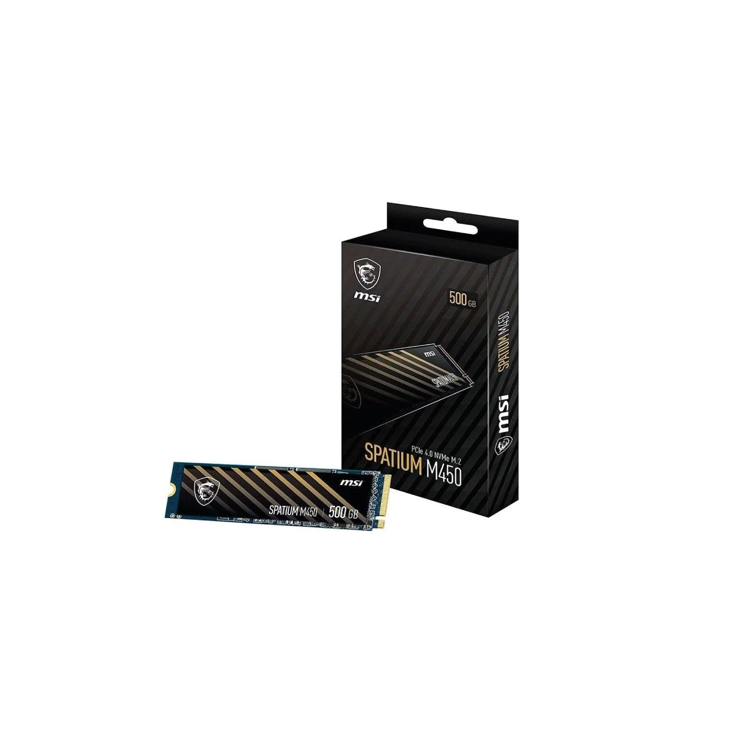 UNIDAD DE ALMACENAMIENTO SOLIDO MSI SPATIUM M450 500GB M.2 NVME PCI EXPRESS