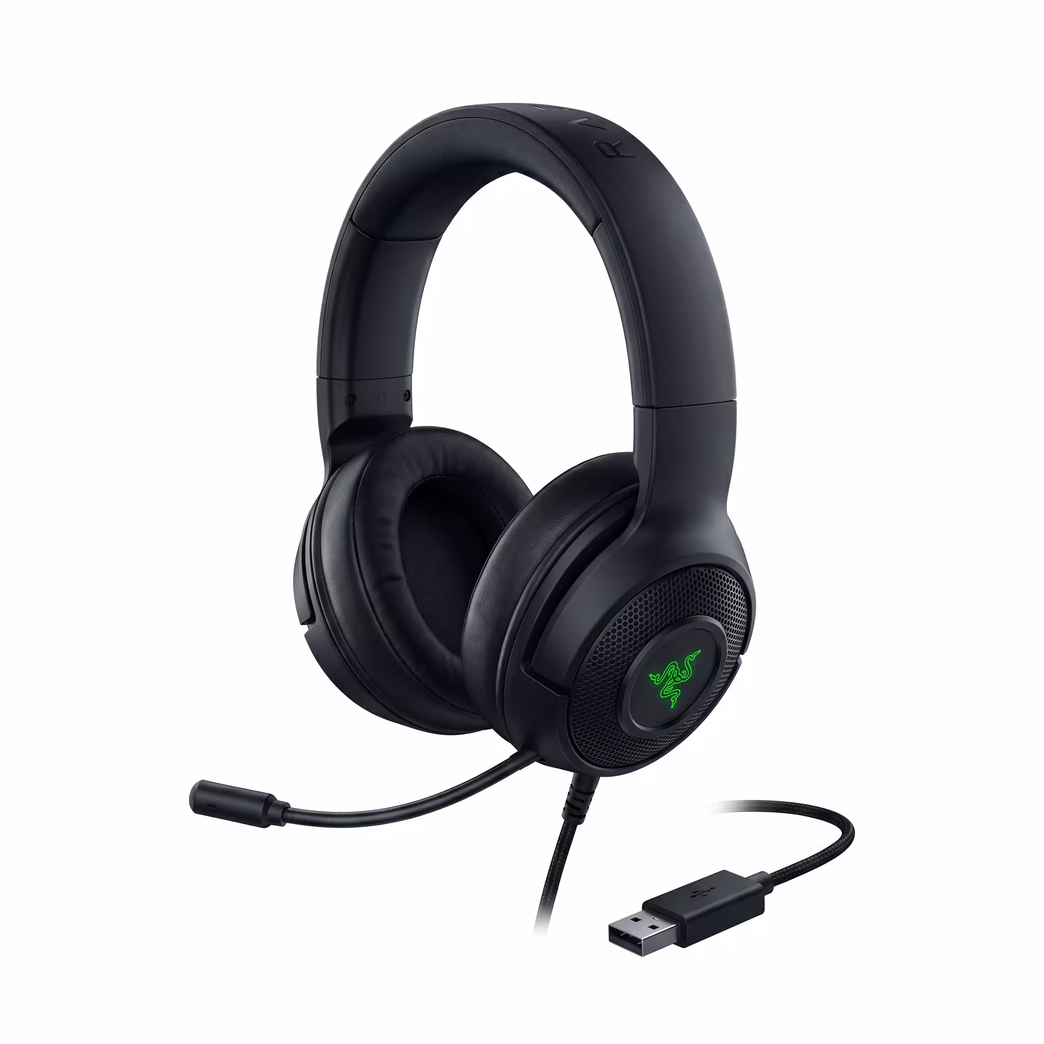 AUDIFONO C/MICROF. RAZER KRAKEN V4 X USB-C /ADAPTADOR USB-A CHROMA BLACK (RZ04-05180100-R3U1)